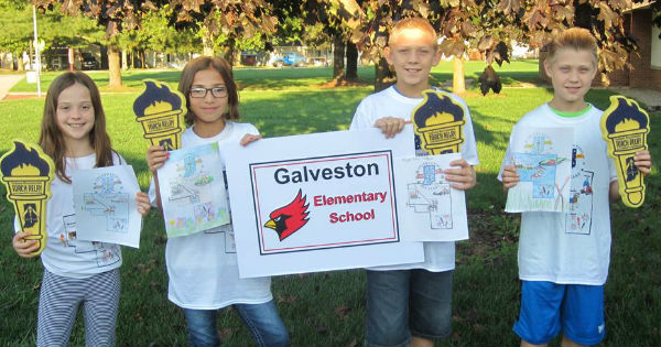 Thumbnail for the post titled: Galveston Elementary’s Indiana Bicentennial Coloring Contest Winners
