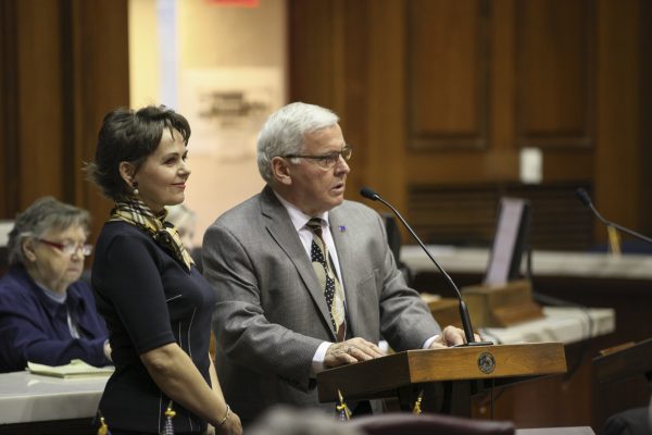 Thumbnail for the post titled: Legislators recognize Indiana Teacher of the Year