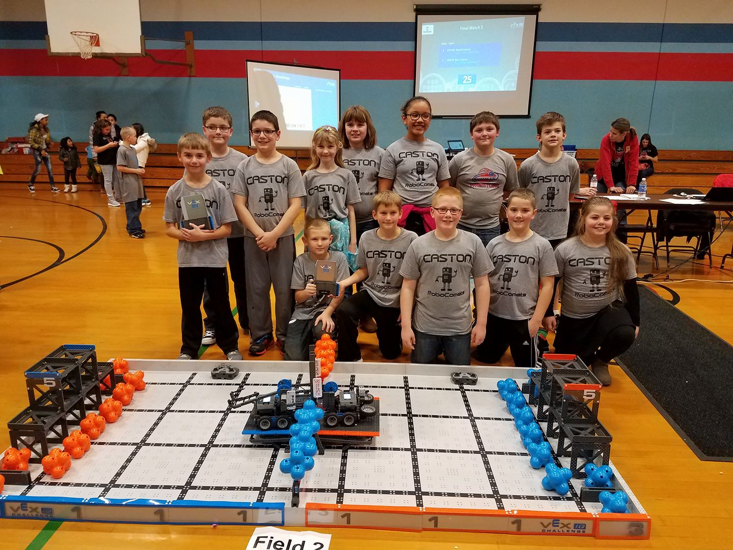 Thumbnail for the post titled: Caston Robocomets qualify for state competition