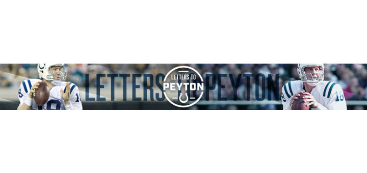 Thumbnail for the post titled: Colts launch “Letters to Peyton” campaign for fans