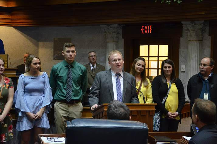 Senator Randy Head honors Pioneer High School athletes