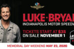 Thumbnail for the post titled: Country music superstar Luke Bryan to headline Firestone Legends Day Concert May 23, 2020 at IMS