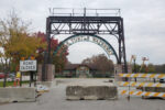 Thumbnail for the post titled: Little Turtle Waterway’s gateway arch moved to Fourth Street