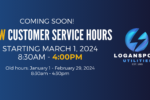 Thumbnail for the post titled: New customer service hours for Logansport Utilities starting March 1, 2024