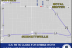 Thumbnail for the post titled: State Road 16 near Royal Center to close for bridge work on or after Monday, April 29, 2024