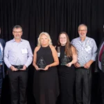 Steinberger Construction receiving excellence in construction award
